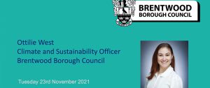 Council’s Ottilie West presents to November meeting